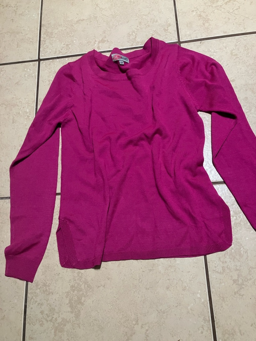 Bright Magenta Crewneck Sweater